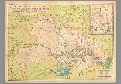 1930年湖北邮务区舆图