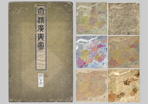 1785年大清广舆图｜二京十四省四夷境域(多版原图)