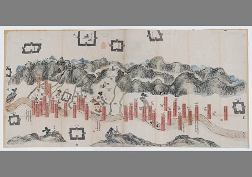 清代山西平陆县舆图