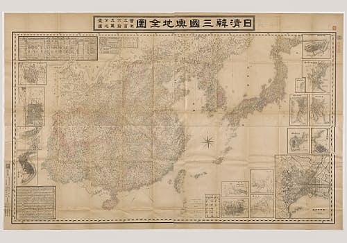 1894年《日清韩三国舆地全图》