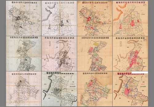 民国山西《晋源县晋祠乡各村地籍图》