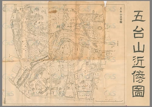 1940年日绘南京五台山近傍图