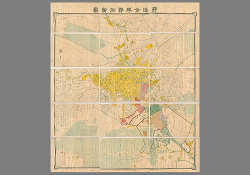 1909年《天津全埠详细新图》高清15P