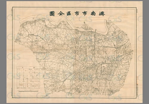 1933年《济南市市区全图》