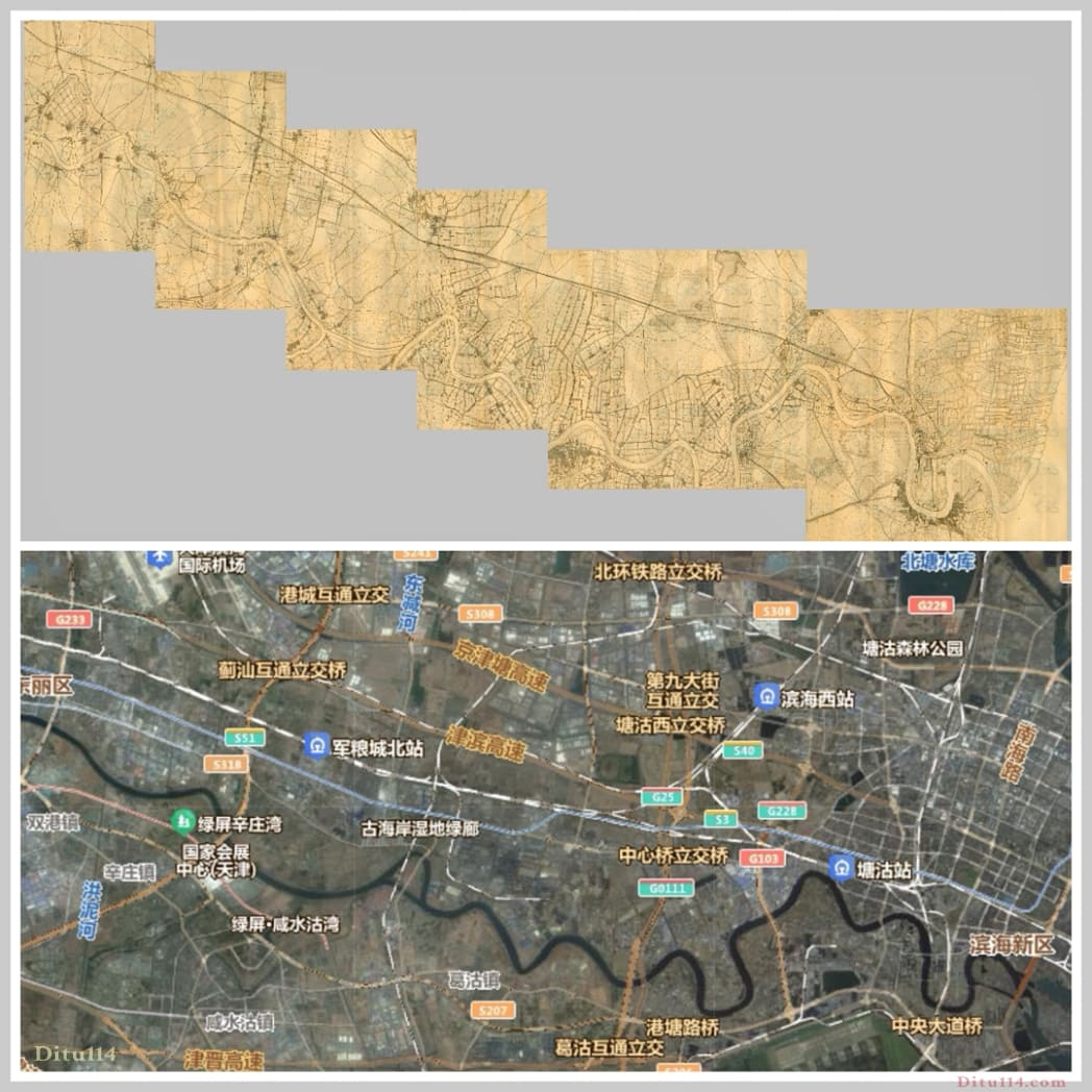 1912年《河北省-白河一带地形图》拼合版对比.jpg