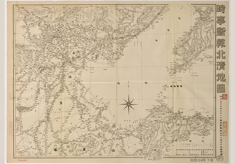 1900年《时事新报北清地图》