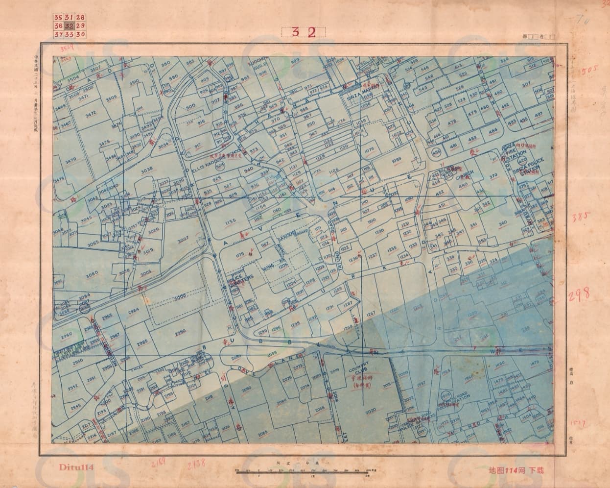 1936年《两千五百分一上海市租界图》T032.jpg