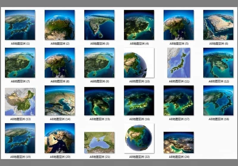 Anton Balazh精美3D地形图全套(188P)