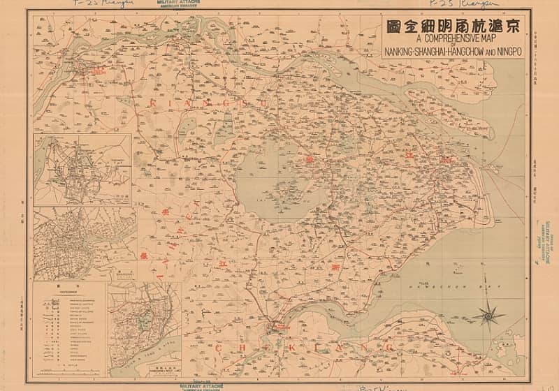 1937年《京沪杭甬明细全图》3版