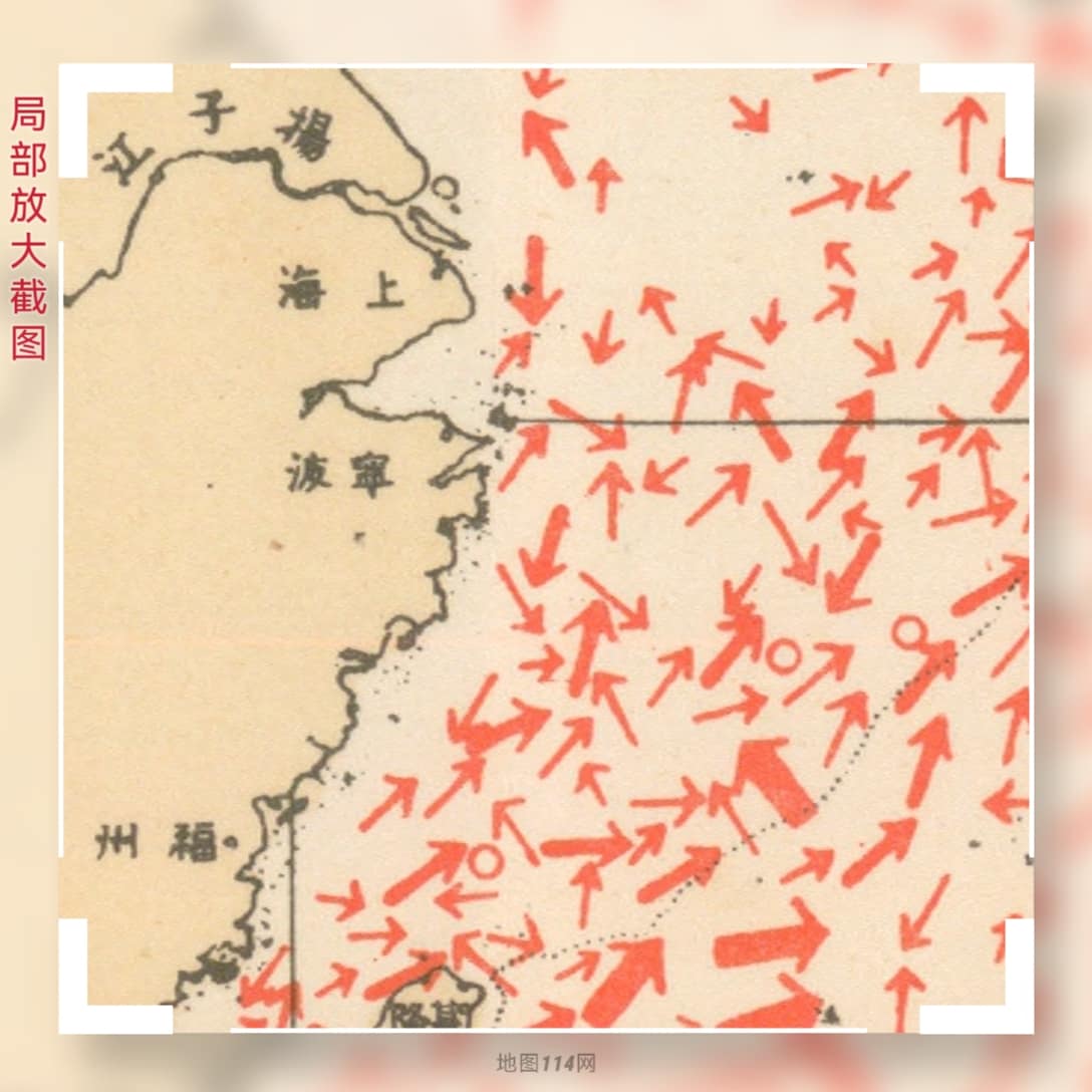 1919年《印度洋及濠洲近海海流图》局部放大截图预览.jpg