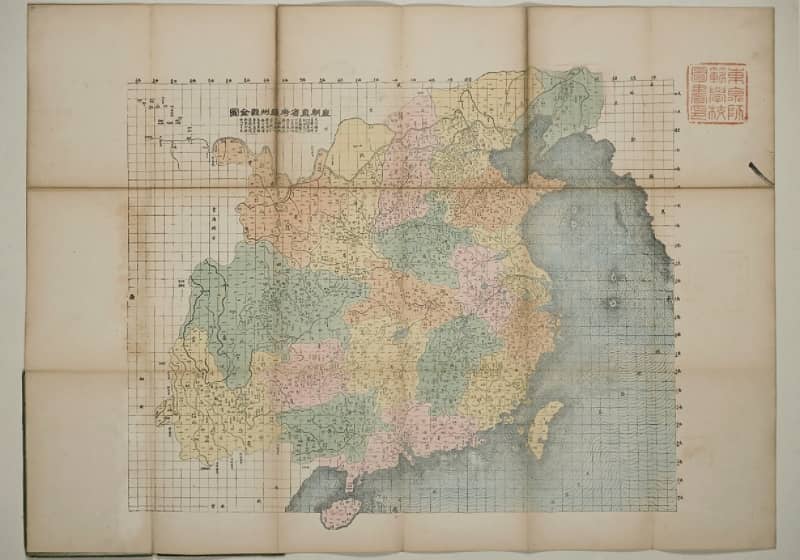 19世纪《皇朝直省府厅州县全图》多版本