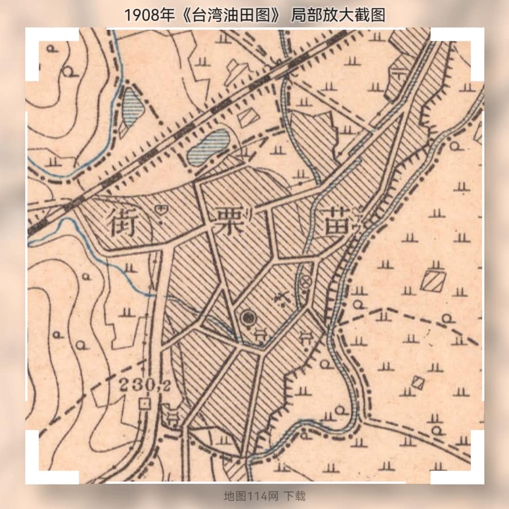1908年《台湾油田图》局部放大截图1.jpg