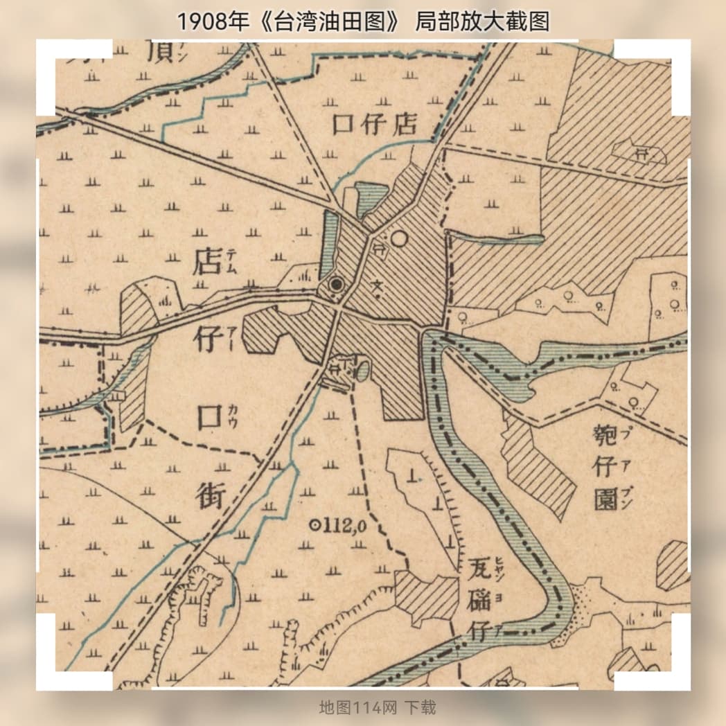 1908年《台湾油田图》局部放大截图2.jpg