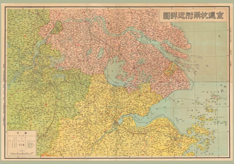 1946年《京沪杭甬附近详图》28MB