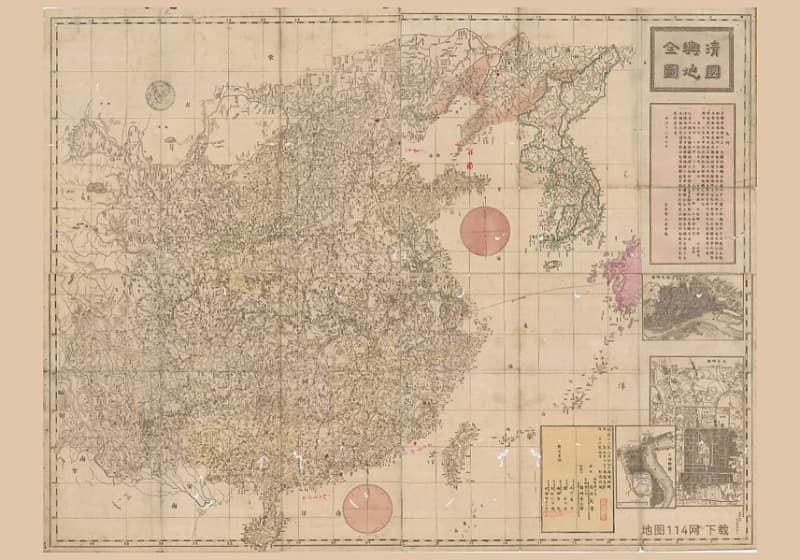 1880年日绘《清国舆地全图》更新