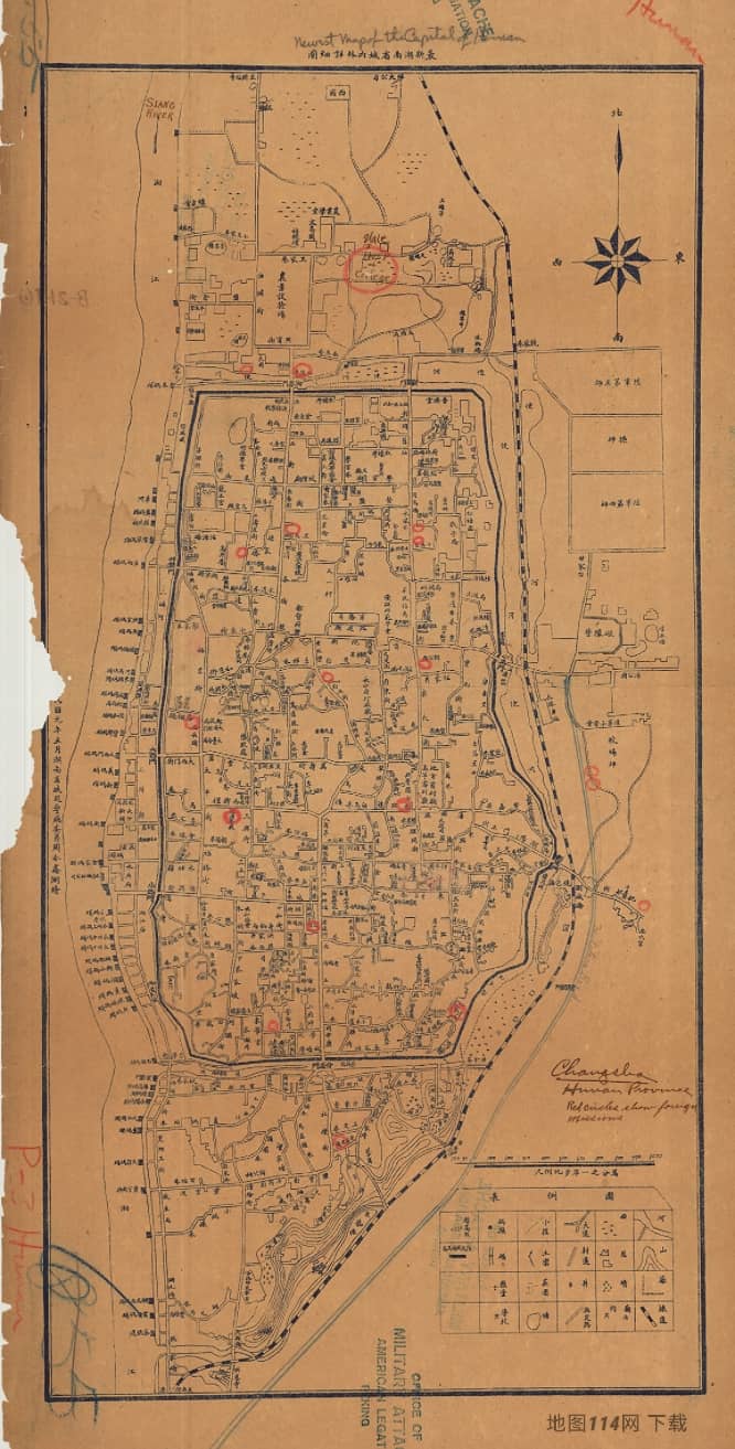1912年最新湖南省城内外详细图.jpg