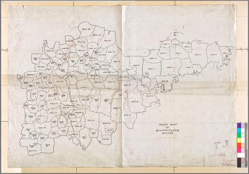 1911年《山东全省州县自治区域图》多版本下载