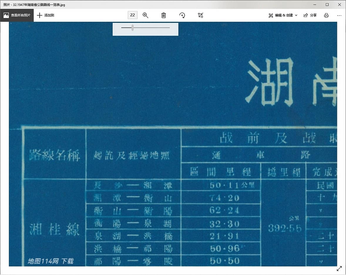 1947年湖南省公路路线一览表局部放大.jpg