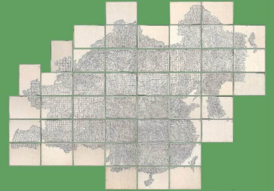 1832年皇朝一统舆地全图(多版57P)