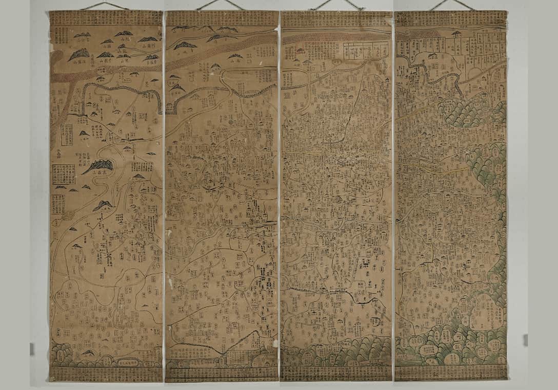 道咸年间《古今形胜路程便览图》
