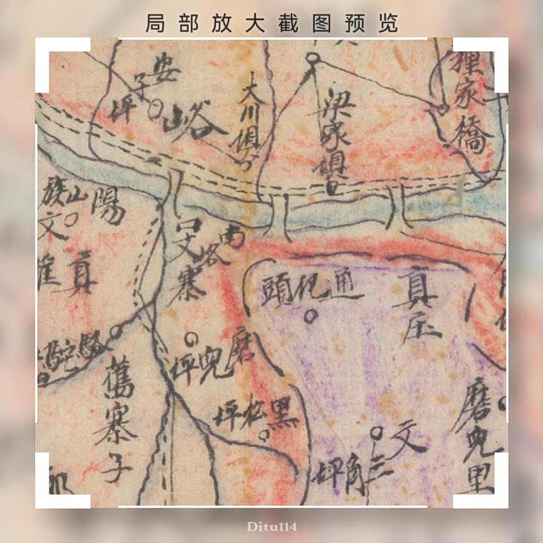 甘肃老地图局部放大截图2.jpg